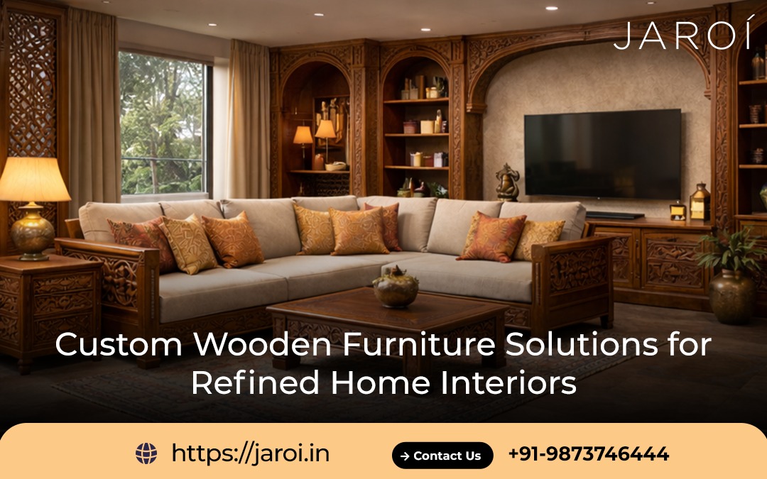 Custom Wooden Furniture Solutions for Refined Home Interiors