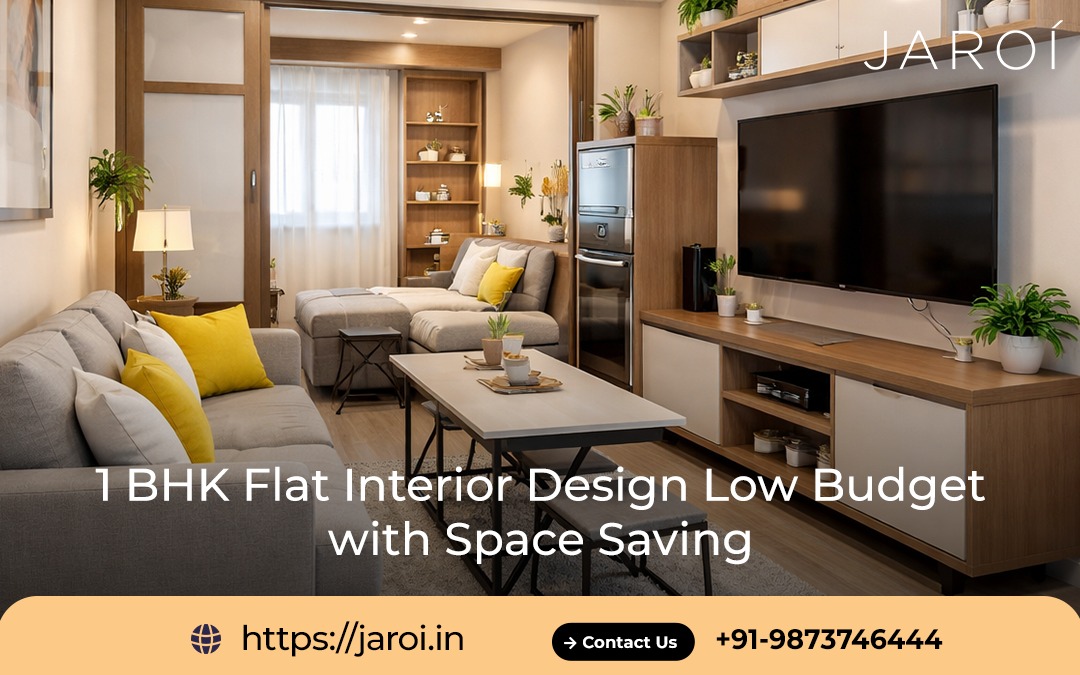 1 BHK Flat Interior Design