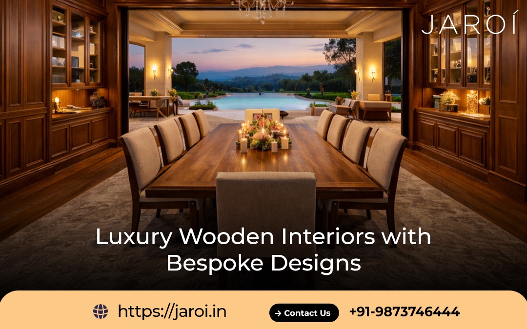 Luxury Wooden Interiors with Bespoke Designs