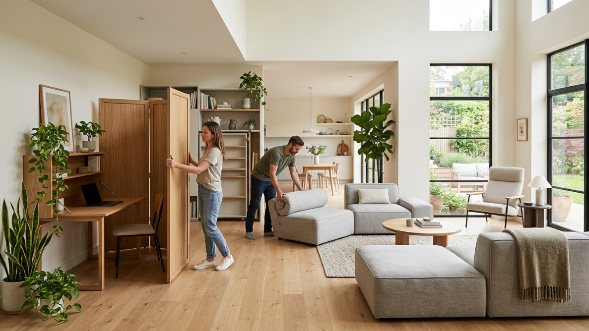 A living space that adapts without feeling crowded