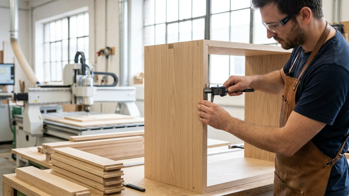 Furniture created with precision inside our workshop
