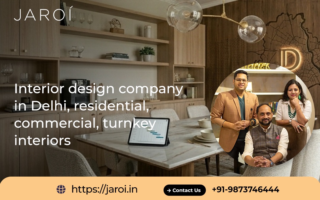 interior design company in Delhi, residential, commercial, turnkey interiors