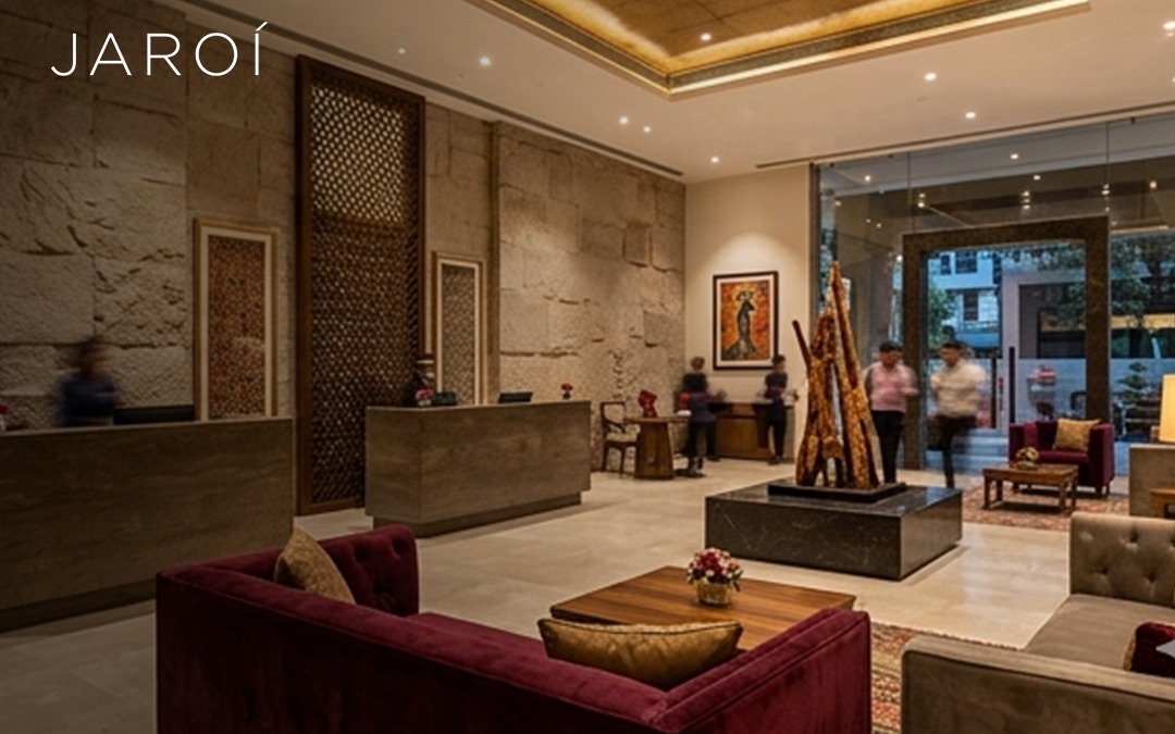 Hotel restaurant lobby